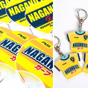 ユニフォームうちわ・ユニフォーム型アクリルキーホルダーセット